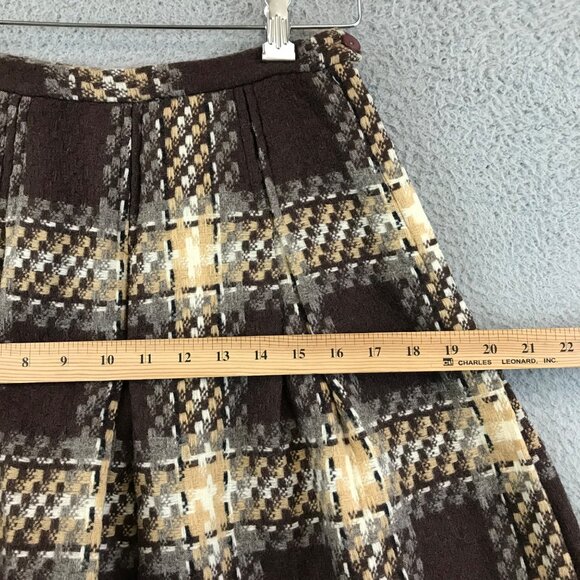 VIntage 1960s Wool Darlenette Teen Mate High Waisted Pencil Skirt size 14 - Picture 7 of 10